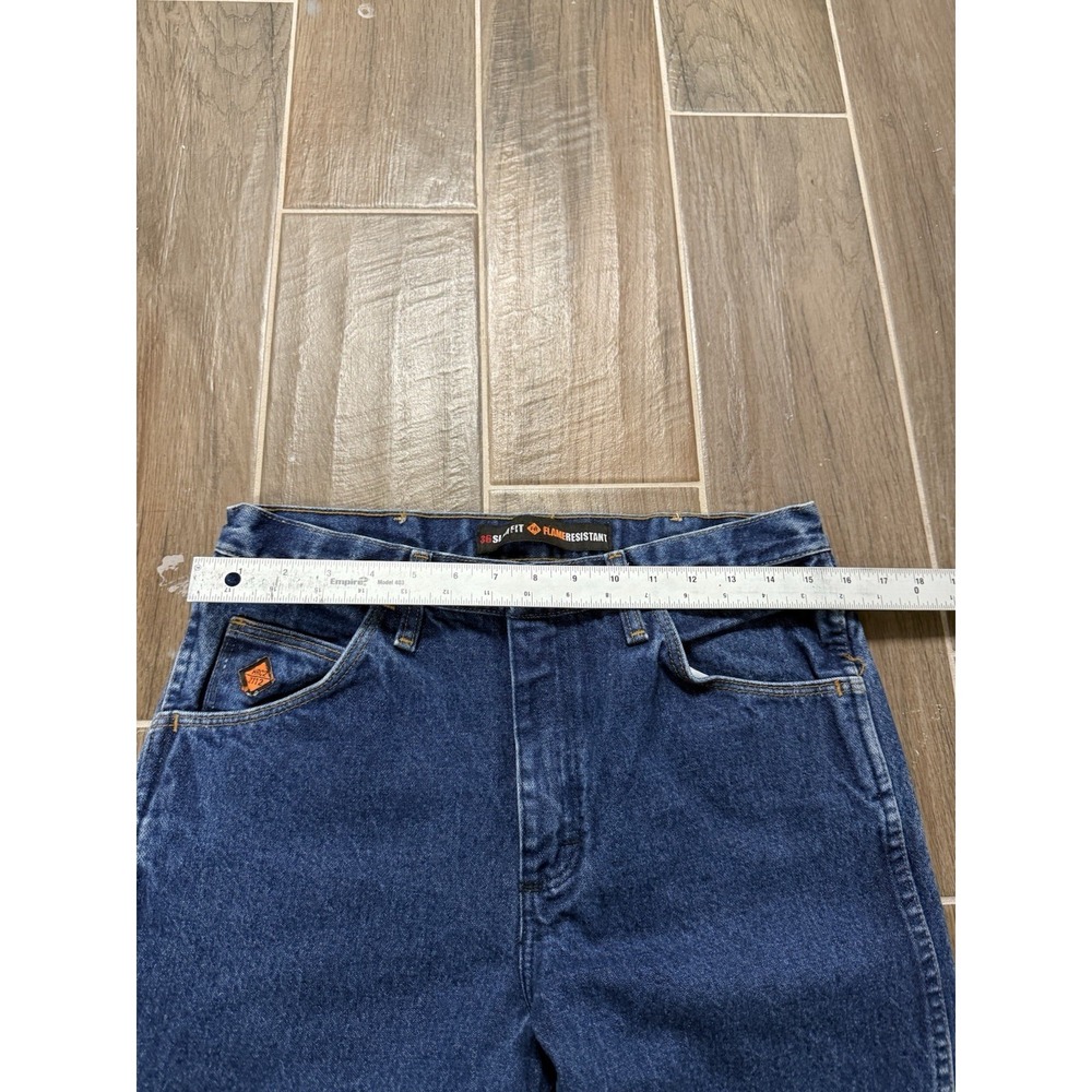 Wrangler FR Slim Fit Denim Jeans Mens Size 32x38  Flame Resistant FR36MWZ - Picture 6 of 8